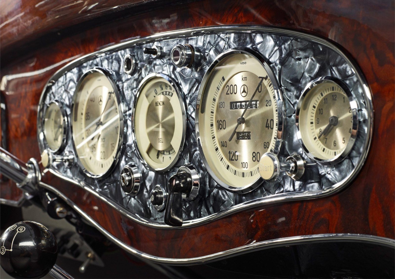 Mercedes-Benz 500 K of Kolaha Collection Vintage Cars